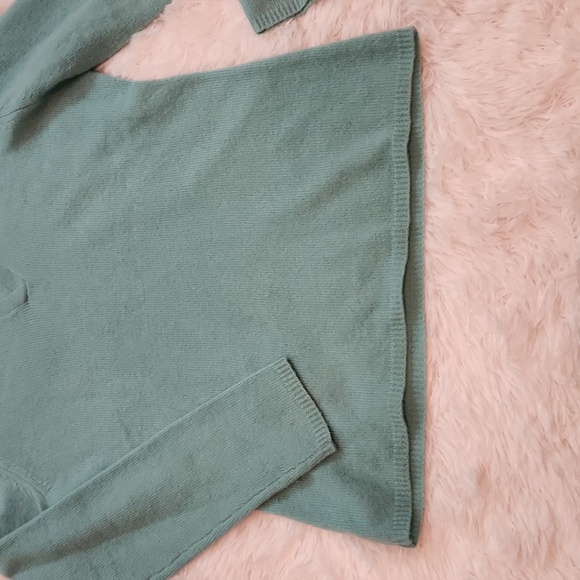 Peck & Peck 2 ply cashmere blue sweater size small - Picture 4 of 11